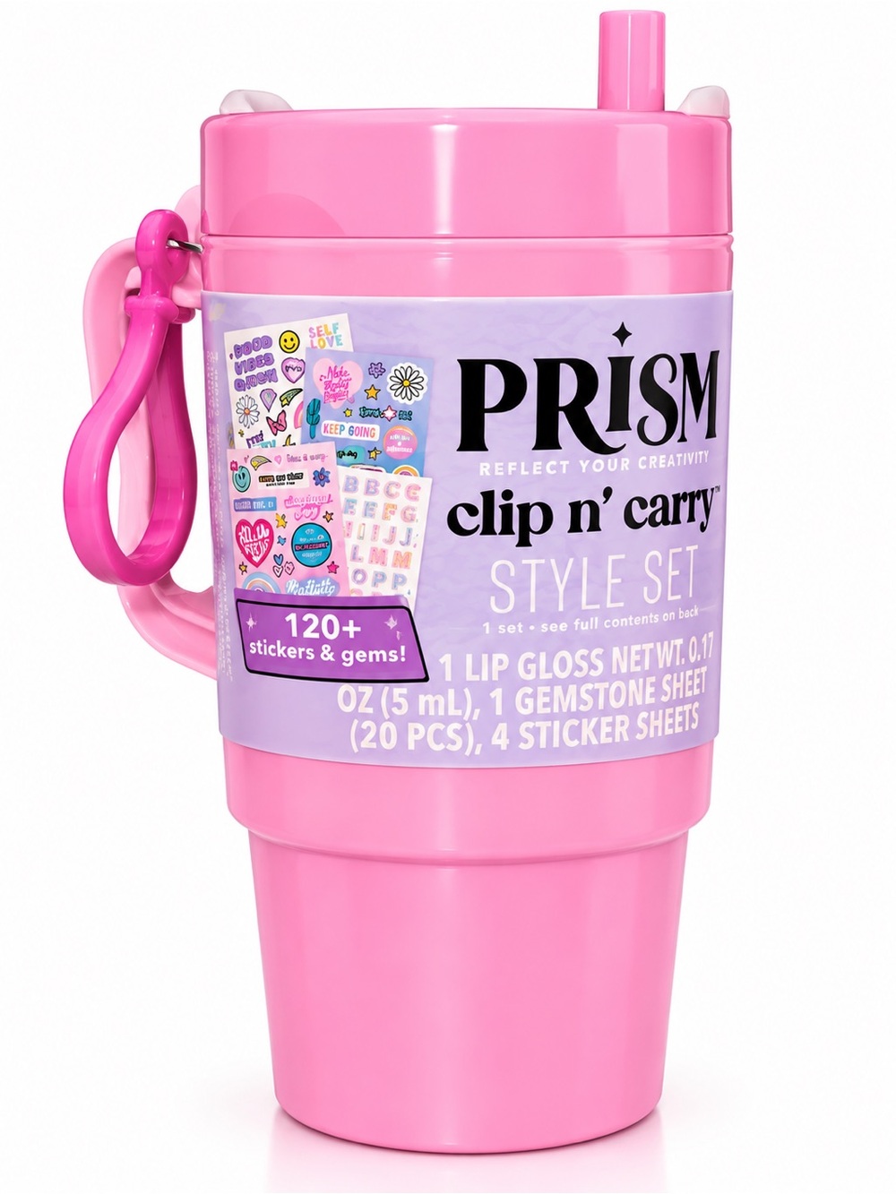 Prism Clip n’ Carry Style Set Keychain/Bag Charm